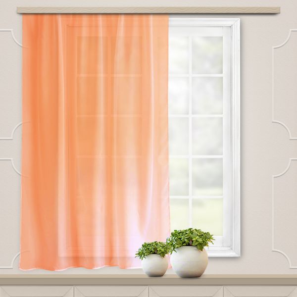 Curtain veil plain 145*150 cm light peach