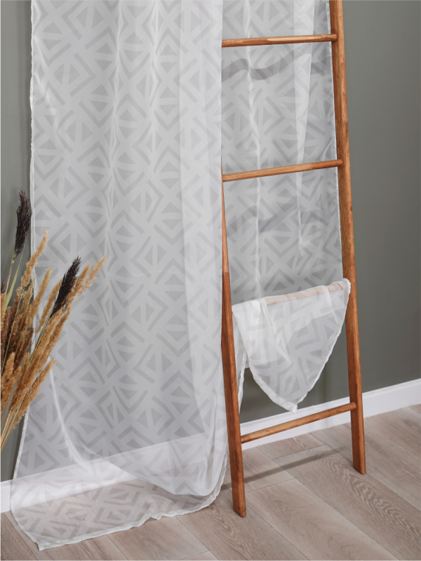 Curtain veil Triangle gray 150*280
